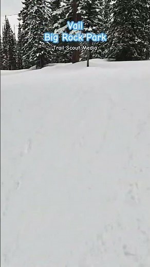 Vail - Big Rock Park- Intermediate trail in the Blue Sky Basin #vail #vailresorts #skiing