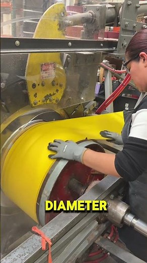 Yellow buffing wheel manufacturing for metal polishing