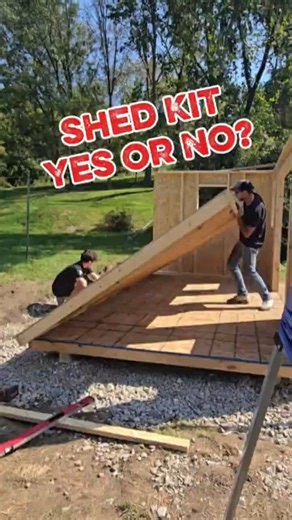 ​Is the Costco shed kit actually easy to build?