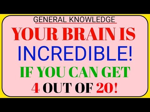 Your Brain Is Incredible 🧠 | Can You Get 4 Out of 20? | Brain Power Challenge