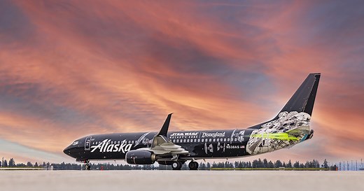 Alaska's new Star Wars-themed aircraft celebrates adventures to “Star Wars: Galaxy’s Edge” at Disneyland Resort - Alaska Airlines, Hawaiian Airlines and Horizon Air