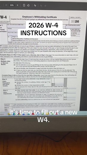 W4…The Win am I rite? #taxes #accounting #w4form | accounting