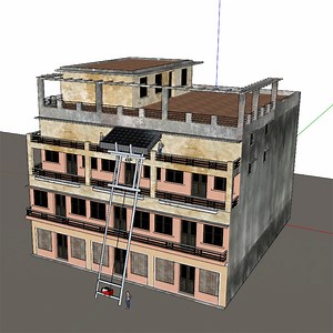 [Hot Item] Commercial Solar Panels Lifting Equipment Ladder Hoist 6m 20FT Lifting Height Solar Panel Lift for Installing PV Panels