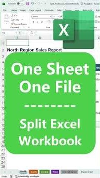 How to Separate Excel Sheets into Separate Files