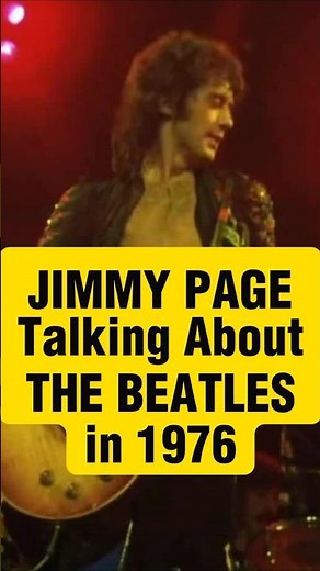 Led Zeppelin's Jimmy Page Talks The Beatles' Influence #rocknroll #ledzeppelin #classicrock