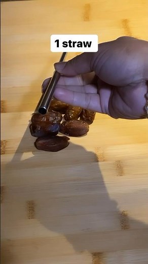 How to remove dates seeds without cutting it | kitchen tips #dates #seeds #remove #dateslovers