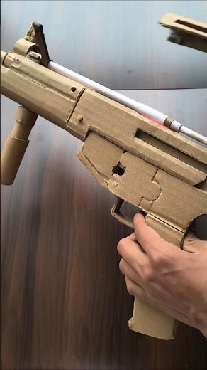 DIY cardboard gun UMP assembly/tutorial #cardboardgun #cardboard #diy #howtomake
