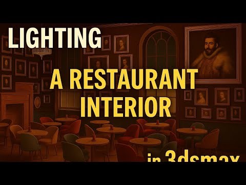 How to Light a Restaurant Scene in 3ds Max | V-Ray Lighting Setup for Interiors