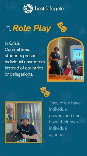 Model UN vs. Crisis Committees 🤔 What's the difference? #shorts