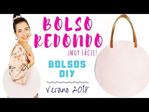 BOLSO REDONDO MUY FÁCIL en 15 min! | Tendencias 2018 | Bolsos DIY