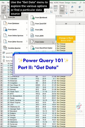 Step 1 into our adventures with Power Query: