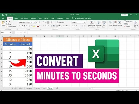 Convert Minutes to Seconds in Excel — Simple Calculation Tutorial