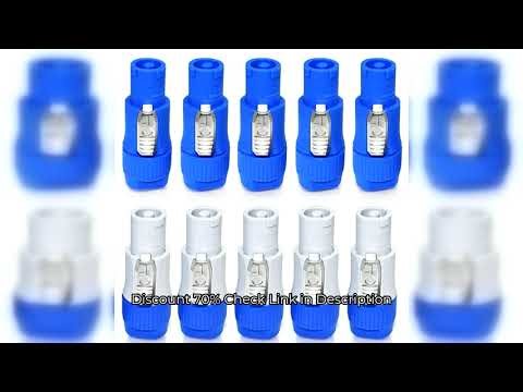 10Pcs 3Pin Powercon XLR Connector 20A Power Plug Power Socket NAC3FCA NAC3MPA NAC3FCB Male Plug Adap