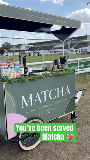 Matcha Cart Hire London | Matcha Bar Rental for Brand activations #Corporate #parties