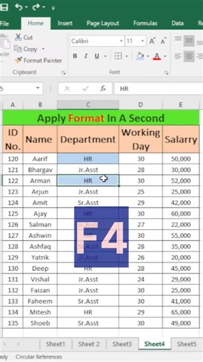 Excel highlight Tips #exceltips #excel #trending