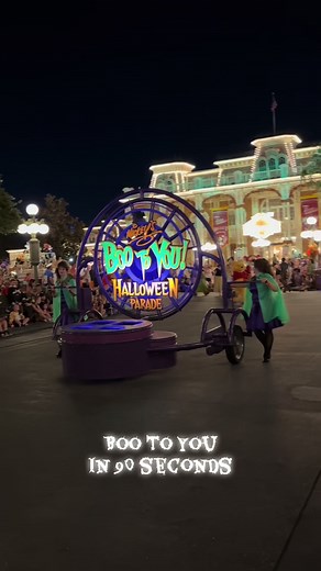 Boo To You Parade at Mickey's Not So Scary Halloween