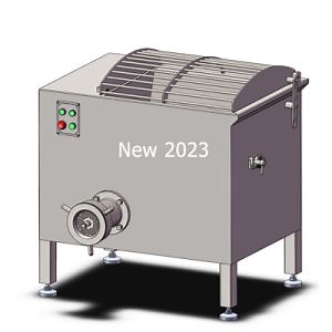 [Hot Item] 100L Automatic Slaughter Pork/Beef/Chicken Meat Mixer Grinder Frozen Meat Processing/Cutting Equipment 3kw