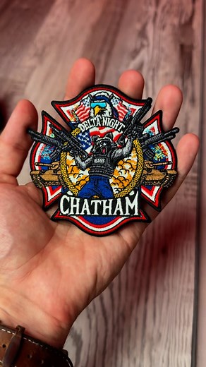 76 reactions · 3 comments | Embroidered Patches of Chatham Emergency Service's 4th of July design! | Jobtown Graphics | Facebook
