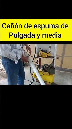 make a foam generator.