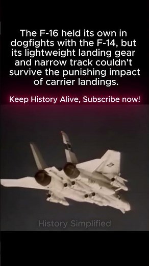 F-16 Held Its Own Against F-14. But Carrier Landings DESTROYED It. Lightweight Gear FAILED.