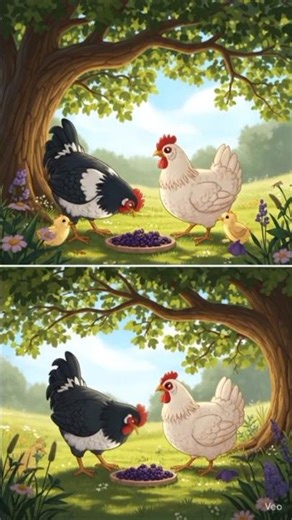 👉Two Hens Fight and Become Friends🐓#shorts #cartoon #animation