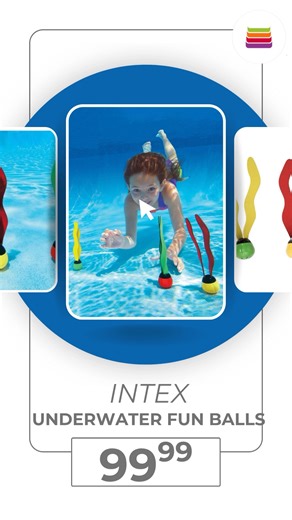 Make a splash this festive season! ☀️ Intex Underwater Fun Balls turn any pool into a summer playground, bringing endless fun for the whole family. Dive in and enjoy the sunshine – only R99.99! Ts and Cs apply. #CrazyPlasticsSA | Crazy Plastics Boksburg | Facebook
