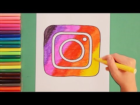 How to draw Instagram Logo