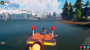 How to build a working boat in LEGO Fortnite
