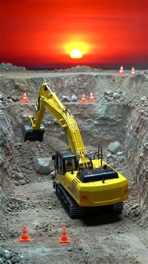 Epic Miniature Mining! 🚧 RC Dump Truck & Excavator in Action