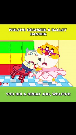 Can Wolfoo achieve his dream? ;) Let's guess! #woavideo #woanetwork #wolfoo #animation #trending #MCN #cartoon