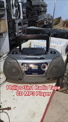 Philips 3in1 Radio Tape CD MP3 Player