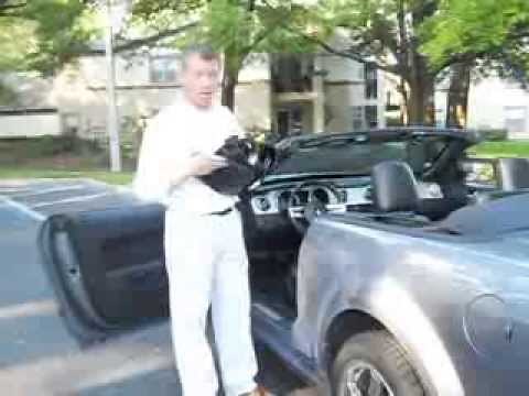 www.WindBlockerSE.com Installation on a Convertible Mustang