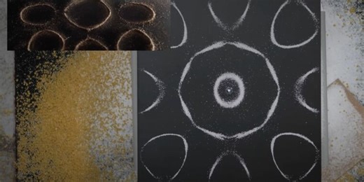 What it takes to re-create Rings of Power title sequence with Chladni figures