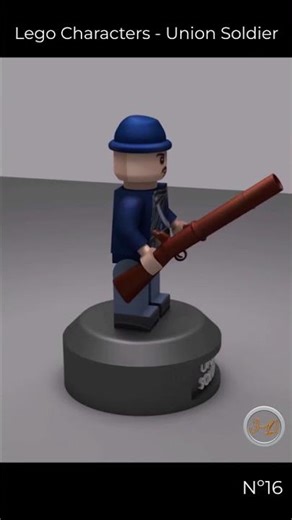 Lego 3D Characters - Union Soldier