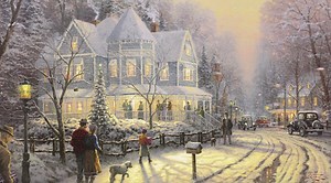The Hidden Secrets of Thomas Kinkade's 'A Holiday Gathering'