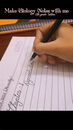 MAKE BIOLOGY NOTES WITH ME ✍🏻🌿 *12TH GRADE EDITION* #studywithme #asmrvideo #biology #studynotes