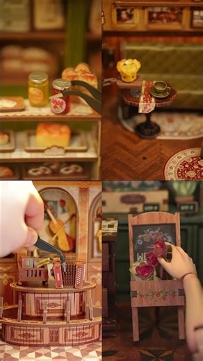 it's book store time #cutebee #miniature #booknook #diy