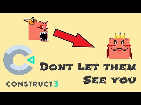 Enemy Bullet with Line of Sight Behavior - Construct 3 Tutorial