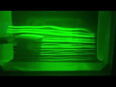 Flow visualization - NACA0012 airfoil at 0° angle of attack