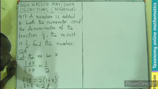 3.3K views · 90 reactions | 2024 WASSCE MAY/JUNE | Real Number System (Application of Fraction) |OBJ No. 17 #wassce2024 #highlightsシ゚ #21stdigiskillz #WASSCE #followerseveryone #SPSCAmbassador #followers #highlights #highlightseveryone @topfans | Taxonomy online mathematics | Facebook