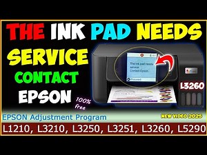 The ink pad needs service contact epson l3260 ||