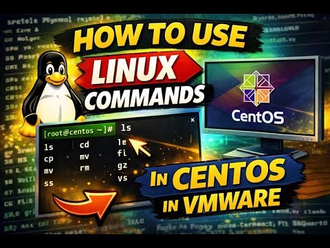 How to use command | Linux | CentOS | VMWare Workstation | Khmer