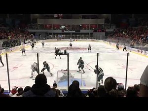 Jeremy Morin on his way to a hat trick