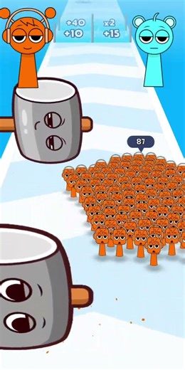 Sprunki Orange vs Blue Mod #sprunki #incredibox #games #gaming #shorts