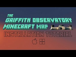 Griffith Observatory Minecraft Map - Installation Tutorial - Mac & Windows