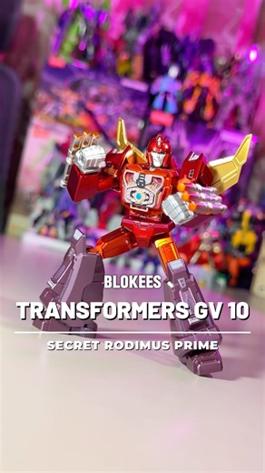 Unboxing Blokees Transformers Galaxy Version 10 Secret Rodimus Prime #blokees #transformers #toys