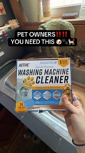 Hands down swear by this stuff!! 🙌🏼 gets my washing machine right every time!! I’ll link it below #activewashingmachinecleaner #washingmachineclean #washingmachinehack #petownerhacks | Haley Hustles