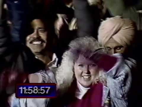 New Years Eve 1988-1989 CBS Live Times Square Ball Drop