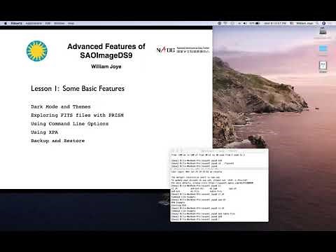 Advanced features of SAOImageDS9