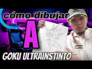 Cómo Dibujar a Goku Ultra Instinto | Tutorial Paso a Paso